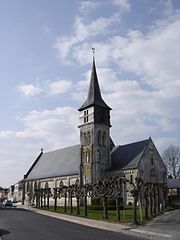 Eglise de Routot - Eure - France. Photo Gérard Janot. image sous licence GNU et creative commons disponible sur Wikimedia Commons
